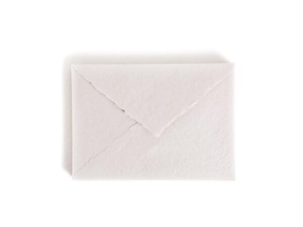 Blush Wedding Envelope Handmade Paper
