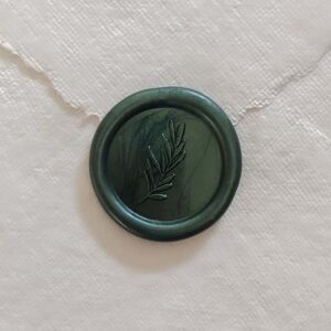 Wax Seal Stamp For Envelope Forest Green Olive