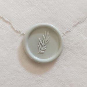 Wax Seal Stamp For Envelope Stone Olive