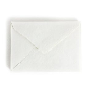 Handmade Paper Envelope Ivory