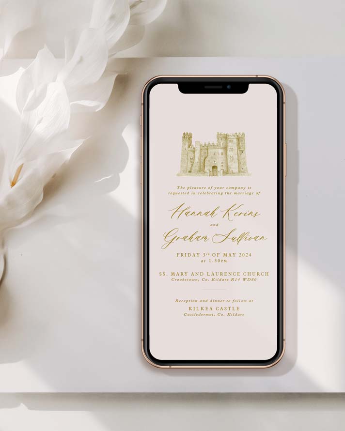 Wedding Website Venue Illustration