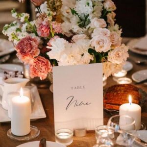 Wedding Stationery Table Number