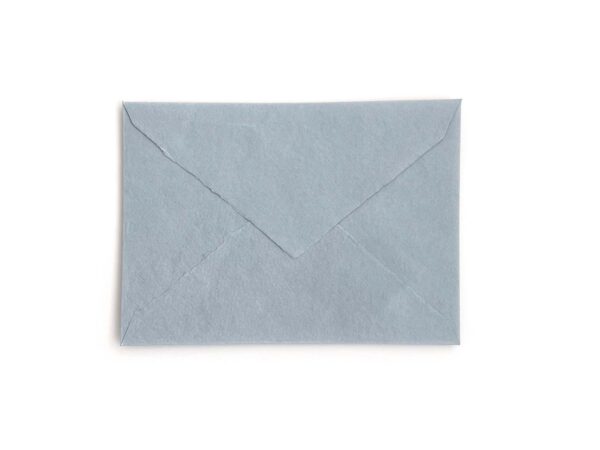 Handmade Paper Envelope Dusty Blue
