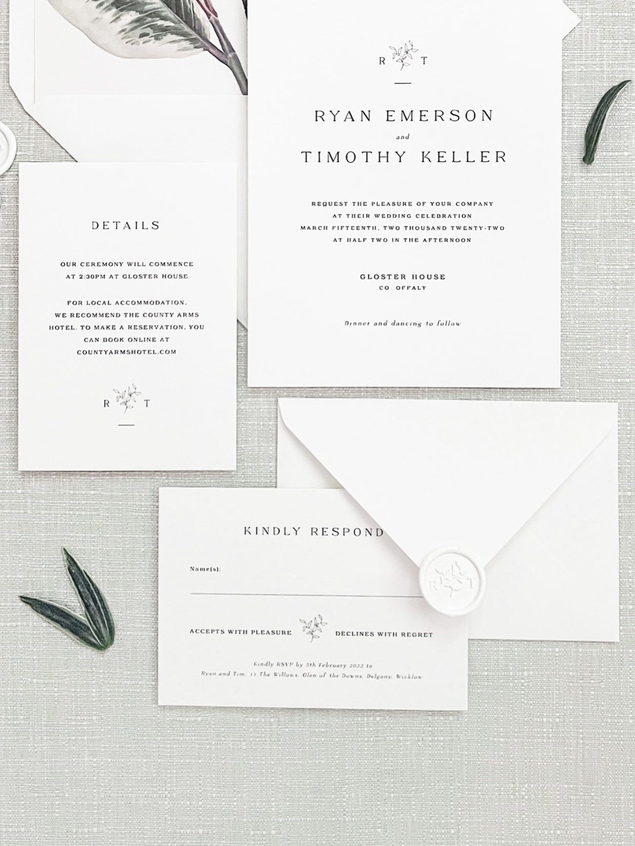 Wedding Invitations Elegant Wedding Stationery