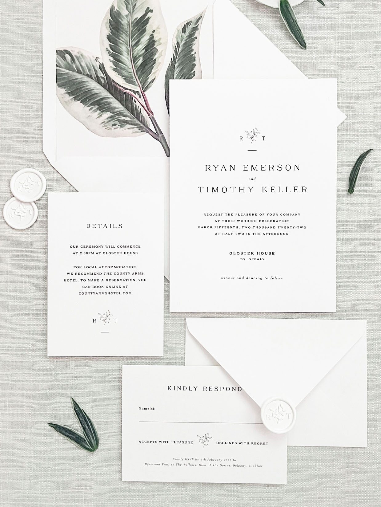 Wedding Invitations Elegant Wedding Stationery